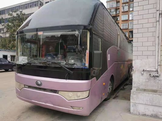 As portas dobro de Yutong ZK6122 sairam do treinador usado assentos usado de direção do ônibus de excursão 50