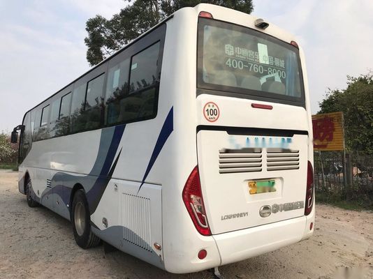 As portas dobro híbridas Óleo-elétricas do motor 155kw do WP do veículo elétrico cobrem Seat usaram o treinador Bus Zhongtong LCK6101 47Seats