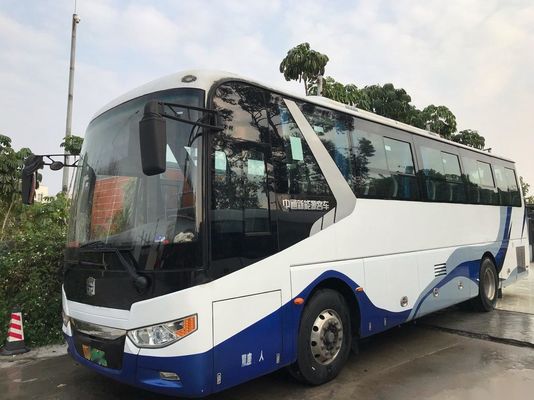 As portas dobro híbridas Óleo-elétricas do motor 155kw do WP do veículo elétrico cobrem Seat usaram o treinador Bus Zhongtong LCK6101 47Seats