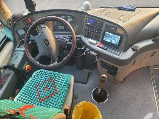 Movimentação de embalagem nude traseira usada da mão esquerda das portas dobro do chassi da bolsa a ar do motor do yuchai dos assentos do ônibus LCK6119 48 do zhongtong