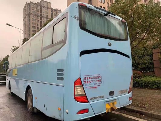 O treinador usado Bus Yutong Brand que ZK6117 65 assenta o passageiro usado do motor 120km/H de Yuchai única porta traseira transporta a direção esquerda