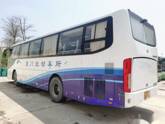 XMQ6119 usou ônibus de Kinglong 56 assentos 2+3 chassis traseiros usados disposição da bolsa a ar da movimentação da mão esquerda das portas dobro do motor do ônibus de excursão