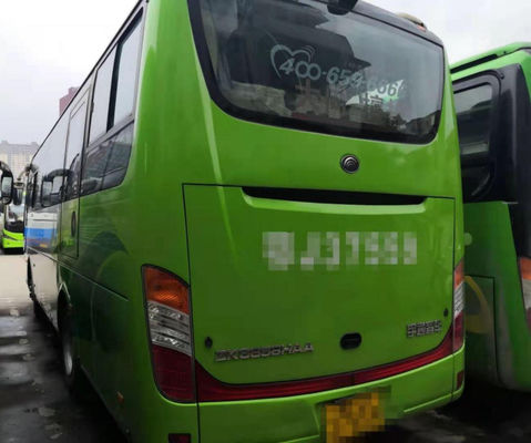 Yutong usado transporta o ônibus usado do passageiro do chassi dos assentos Zk6858 35 a única porta de aço
