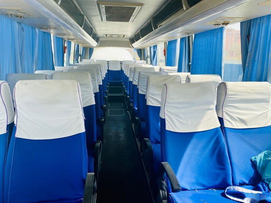 Ônibus usado única porta usado usado do passageiro da movimentação de Bus Left Hand do treinador do ônibus KLQ6119 51 assentos mais altos