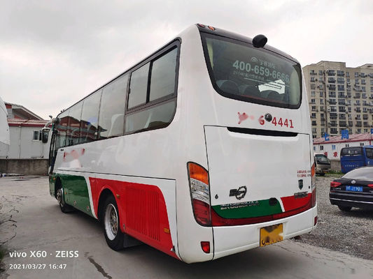 Yutong usado transporta ZK6808 35 assenta quilômetro do ônibus do passageiro do motor 147kw de Yuchai o baixo