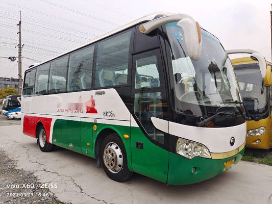 Yutong usado transporta ZK6808 35 assenta quilômetro do ônibus do passageiro do motor 147kw de Yuchai o baixo