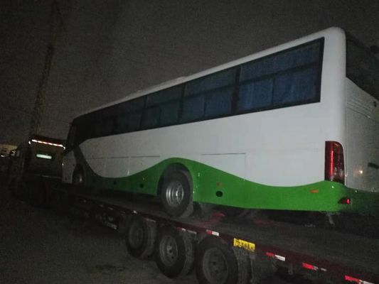 Ônibus usado do passageiro da porta do chassi de aço do ônibus ZK6112d Front Engine LHD/RHD de Yutong único para Afica 53 assentos