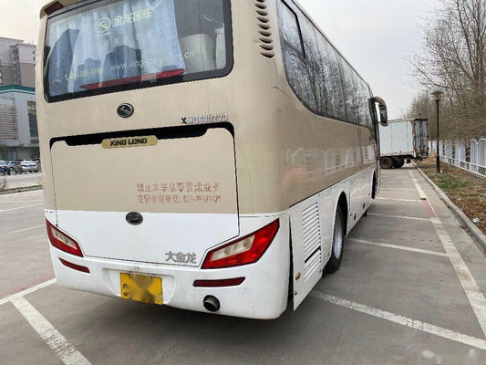 O modelo usado XMQ6802 32 do ônibus de Kinglong assenta o ônibus de excursão usado da mão esquerda do chassi a movimentação de aço