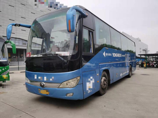 Ônibus de excursão usado movimentação usado da mão esquerda das portas dobro do motor do Euro IV Yuchai do chassi da bolsa a ar dos assentos do ônibus Zk6119 47 de Yutong