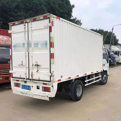 Segunda mão 4.2m Van Used Light Duty 4x2 Isuzu 10 Ton Diesel Cargo Truck