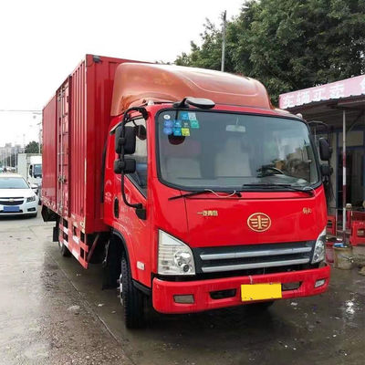 Mão usada de FAW Van Cargo Truck 140HP 5.2M Big Capacity 4x2 segundo 2018 anos