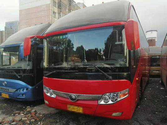Os assentos usados do treinador ZK6127 55 de Yutong sairam chassi da bolsa a ar de Seerting do ônibus de excursão usado do Euro do motor III traseiro para África
