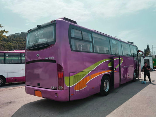 O ônibus usado XMQ6117 44 de Kinglong assenta o treinador da bolsa a ar das portas dobro do motor chassi traseiro/ônibus de excursão usados