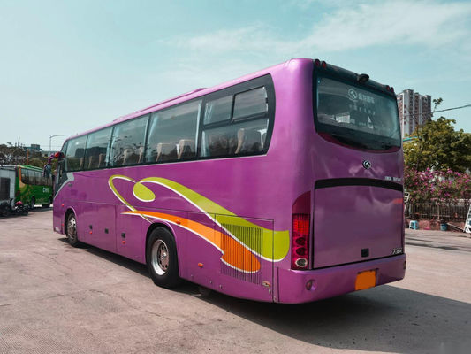 O ônibus usado XMQ6117 44 de Kinglong assenta o treinador da bolsa a ar das portas dobro do motor chassi traseiro/ônibus de excursão usados