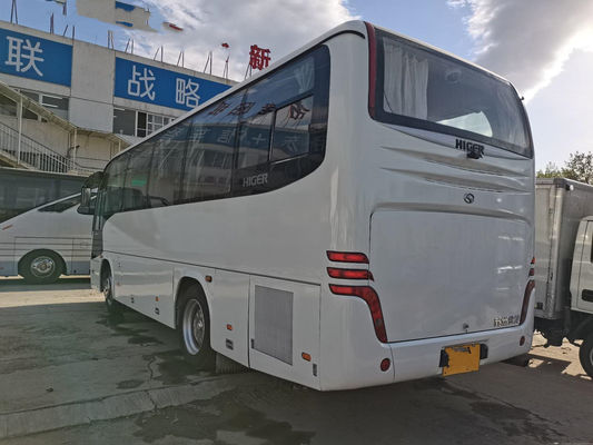 O ônibus mais alto usado KLQ6856 37 assenta boas condições traseiras da movimentação da mão esquerda do motor de Yuchai do chassi de aço com C.A.