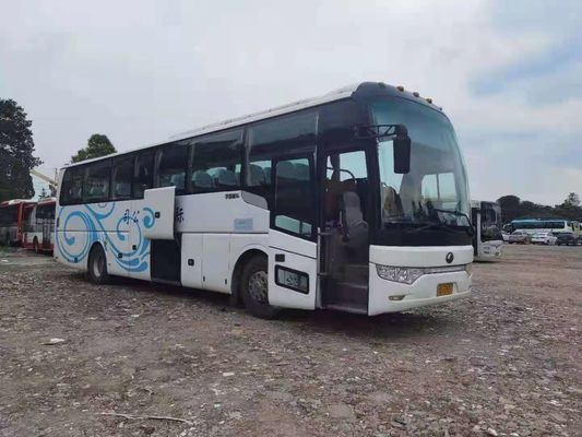 O ônibus usado ZK6122 49 de Yutong assenta o motor traseiro usado de aço da movimentação WP.10 da mão esquerda do ônibus do passageiro das portas dobro do chassi