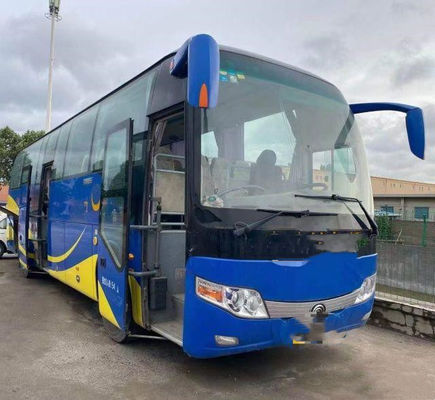De Yutong do tipo ônibus usado de Yutong do passageiro do Euro de Yuchai do motor das portas dobro do ônibus 54seats da mão em segundo IV traseiro diesel