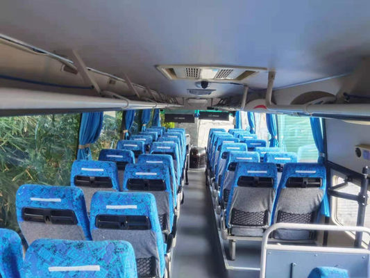 Euro traseiro usado III do motor 215kw de Weichai assentos traseiros mais altos do ônibus 53 dos passageiros do modelo KLQ6129 do motor do ônibus dos bons