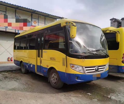 Euro usado IV 26seats do ônibus do passageiro de Yutong Mini Bus ZK6720d Front Engine 95kw Yuchai bom
