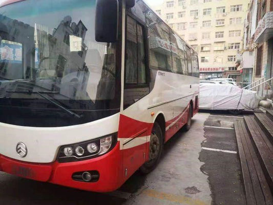 Dragon Bus dourado usado XML6757 usou o treinador 2016 de alta qualidade do Euro IV do motor 127kw da parte traseira do ônibus de excursão 33seats Yuchai Bus