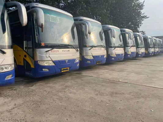 O tipo usado do ônibus de excursão usou o ônibus de alta qualidade 243kw do motor da parte traseira do ônibus 51seats Yuchai de Foton