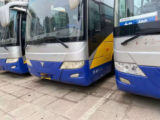O tipo usado do ônibus de excursão usou o ônibus de alta qualidade 243kw do motor da parte traseira do ônibus 51seats Yuchai de Foton