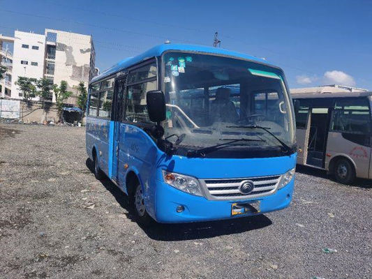 Segundo motor diesel África LHD/RHD de Mini Bus Yutong Brand ZK6609 da mão