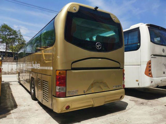 Ônibus de turismo traseiro com motor Weichai portas duplas marca beifang usado ônibus de turismo BJF6120