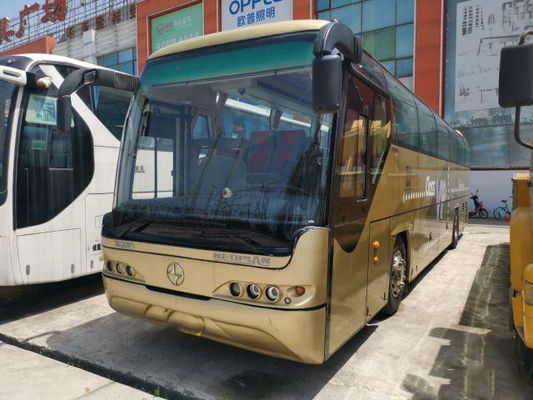 Ônibus de turismo traseiro com motor Weichai portas duplas marca beifang usado ônibus de turismo BJF6120