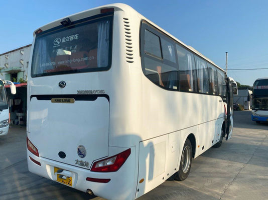 Ônibus de excursão usado Kinglong XMQ6802 usado o Euro do motor de Yuchai dos assentos do ônibus 34 5 chassis de aço de alta qualidade