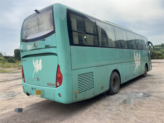 Ônibus de turismo dourado de segunda mão XML6113 ônibus 49 assentos ônibus urbano motor traseiro