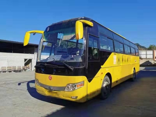 O ônibus usado Zk6110 60 de Yutong assenta o treinador da excursão da disposição LHD do motor 2+3 da parte traseira de Yuchai