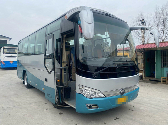35 assentos o ônibus usado 2015 anos Zk6816 Yutong usaram o motor da parte traseira de Company Commuter Bus do treinador