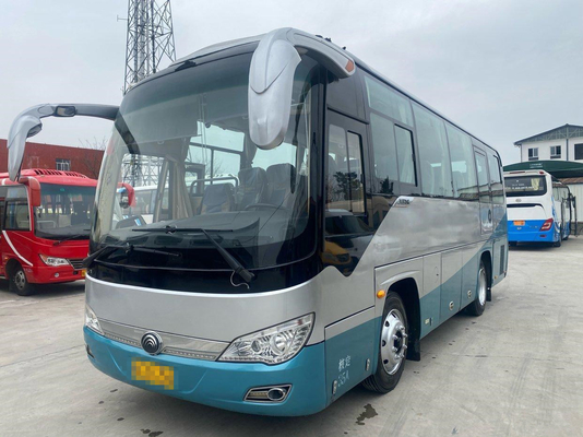 35 assentos o ônibus usado 2015 anos Zk6816 Yutong usaram o motor da parte traseira de Company Commuter Bus do treinador