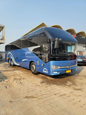 EURO luxuoso V da bolsa a ar do ônibus de Yutong dos assentos do treinador 56 do ônibus de Decker Zk 6148 Youtong do dobro do ônibus