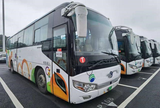 Assentos luxuosos feitos sob encomenda do ônibus do treinador 48seats do ônibus elétrico de Bus SLK6118 Shenlong do treinador