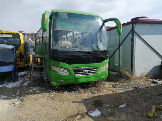 43 assentos 6932d usaram mão Front Engine Coach Bus do ônibus 9300mm de Yutong a segundo
