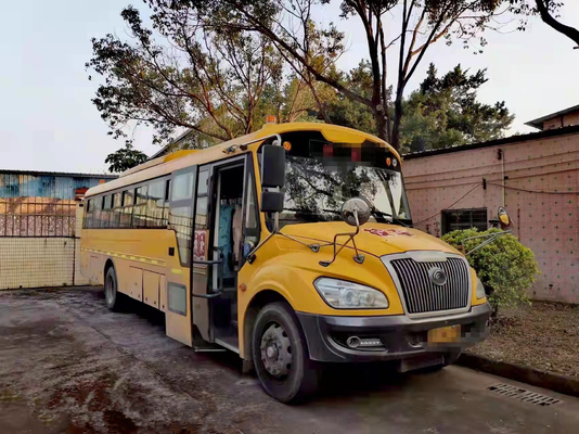 46 direção diesel usada assentos do ônibus escolar ZK6119D Front Engine LHD de Yutong