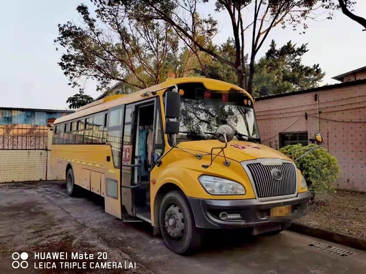 Os ônibus de velha escola 50seats usaram o motor Mini Coach Airbag Chassis de Yuchai do ônibus escolar