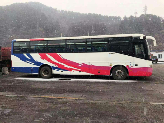 A cidade usada do passageiro da excursão de Yutong ônibus interurbanos longos de segunda mão transporta o treinador diesel usado Buses de LHD