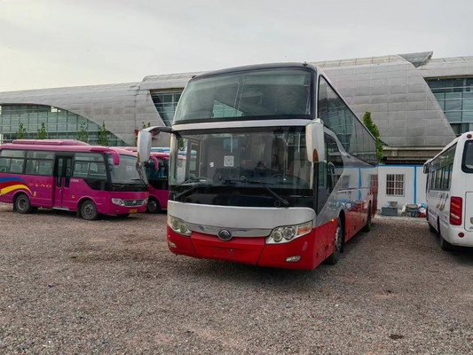 2015 o ônibus usado ZK6127H de Yutong do ano 45 assentos usou a direção de With Diesel Engine LHD do treinador