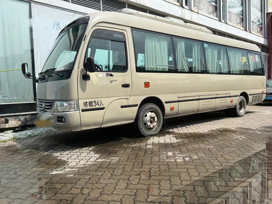 O ônibus usado 34 assentos da pousa-copos usou Mini Bus XML6809 com direção elétrica da mão esquerda do motor
