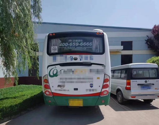 Ônibus de excursão usado 147kw direito de Yuchai do treinador da direção do motor da parte traseira do ônibus ZK6809 35seats de Yutong