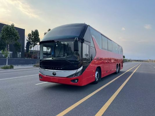 qualidade  Luxury Bus Coach Yutong 56 Seats Model ZK6137 Double Rear Axle 2021 Year Airbag Suspension Fábrica
