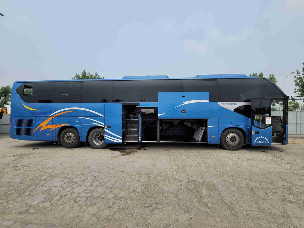 Punho dobro de Seat Leftt do treinador 56 do motor da parte traseira de Decker Bus Sightseeing Yutong ZK6148