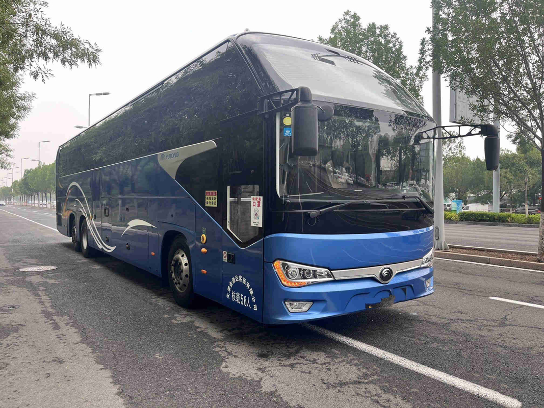 Punho dobro de Seat Leftt do treinador 56 do motor da parte traseira de Decker Bus Sightseeing Yutong ZK6148