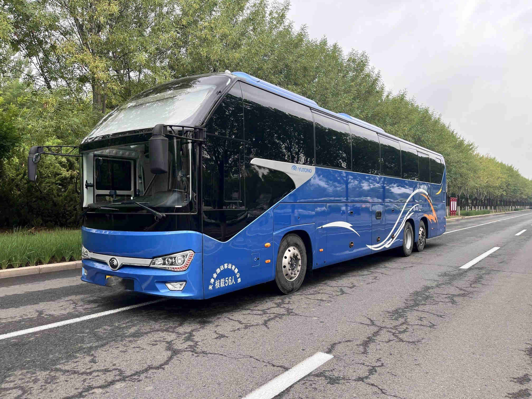 Punho dobro de Seat Leftt do treinador 56 do motor da parte traseira de Decker Bus Sightseeing Yutong ZK6148