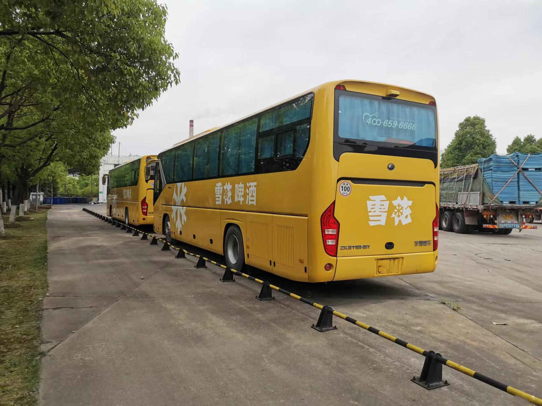 Porta dobro usada Seat luxuosa do motor traseiro de Rhd dos assentos de Buses 46 do treinador do Vip Yutong ZK6119