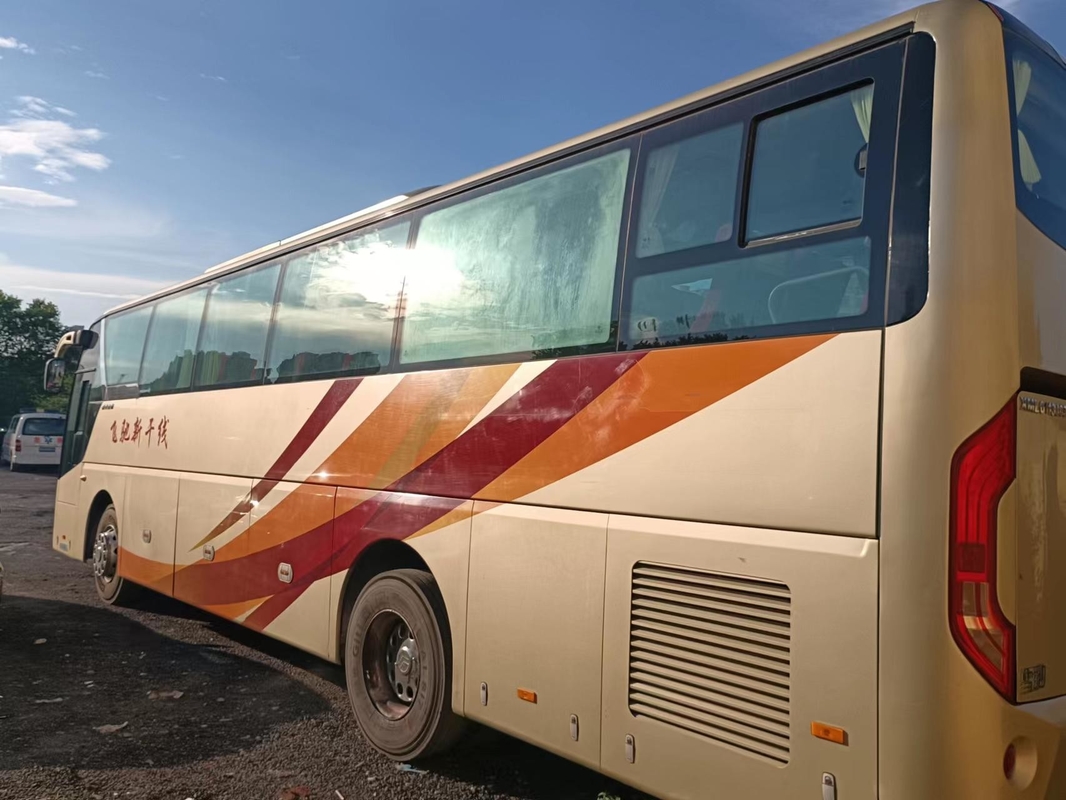 2012 a mão esquerda dourada de Dragon Used Coaster Bus XML6113 LHD que conduz 49 assentos treina