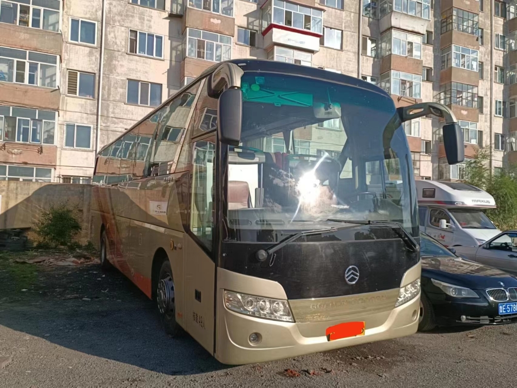 2012 a mão esquerda dourada de Dragon Used Coaster Bus XML6113 LHD que conduz 49 assentos treina